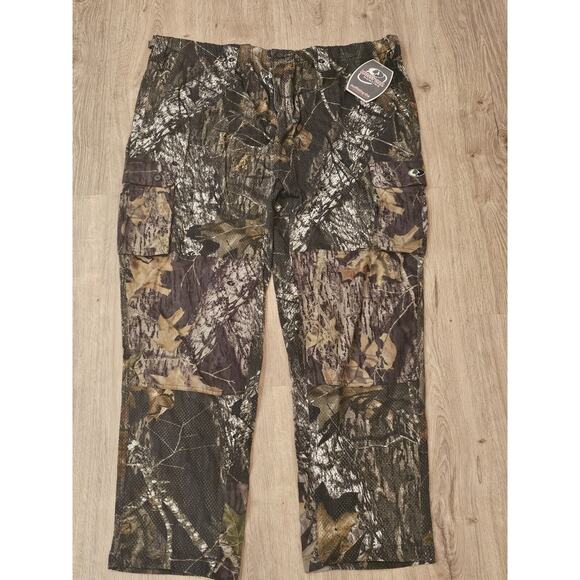 New With Tags Mossy Oak Men's Cargo Pants Break Up Country Camo Sz XXXL - Picture 1 of 16